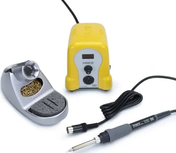 Hakko FX888DX-010YW - Digital Soldering Station with Rotary Encoder (Yellow Hous