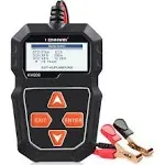 KONNWEI KW208 12V Car Battery Tester, 100-2000 CCA Load Tester Automotive Alternator Tester Digital Auto Battery Analyzer Charging Cranking System