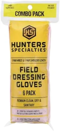 Hunters Specialties Field Dressing Gloves Combo Pack