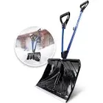 Strain-Reducin<wbr/>g Snow Shovel w/Spring Assisted Handle Heavy Duty Snow Removal