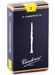 Vandoren CR103 #3 Bb Clarinet Reeds - 10 Pack