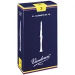 Vandoren Bb Clarinet Reeds 3.5 Traditional (10 Box)