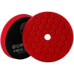 Chemical Guys BUFX117HEX5 Hex-Logic Quantum Ultra Light Finishing Pad Red 5.5"