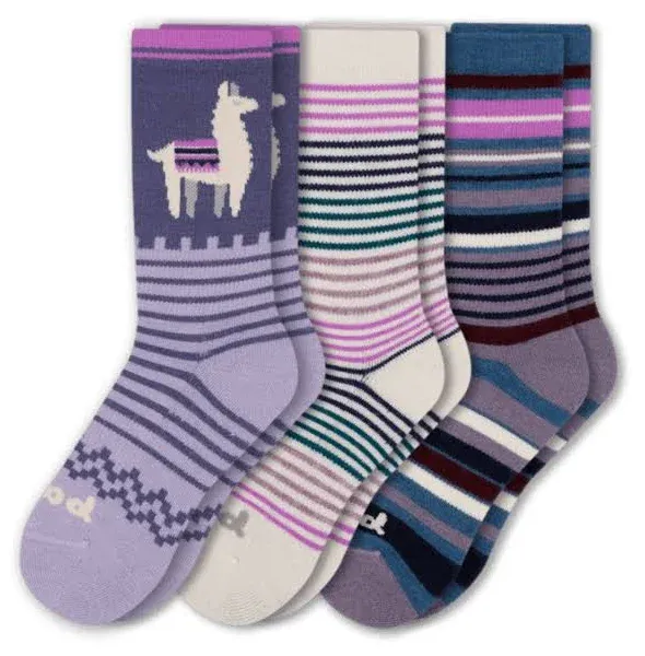 Pacas Womens Alpaca Crew 3-Pack Socks - GoBros.com