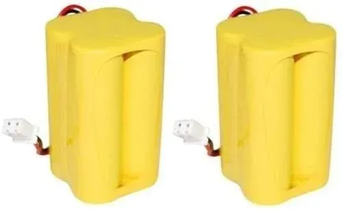 (Pack of 2) Replacement Battery for Emergency Light EXIT Sign 4.8V 700mAh NiC...