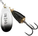 Blue Fox Classic Vibrax Spinner Black Chartreuse Candyback; 4