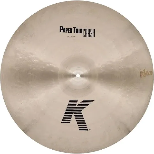 Zildjian *DEMO* K K2822 22" Paper Thin Crash Cymbal