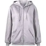 Soffe 9377 Adult Classic Zip Hooded Sweatshirt - Ash - S