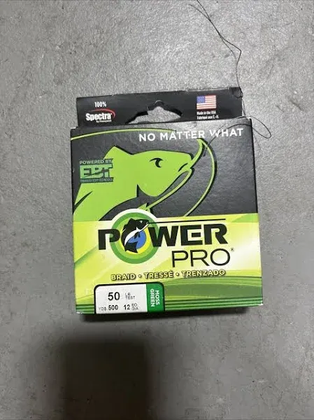 Power Pro Spectra Braided Line Moss Green