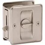 Ives 991B619 Satin Nickel (Brass) Sliding Door Pull Privacy