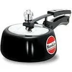 Hawkins CB15 Hard Anodised Pressure Cooker, 1.5-Liter, Contura Black