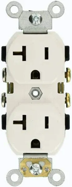 Leviton 20 Duplex Outlet CR20