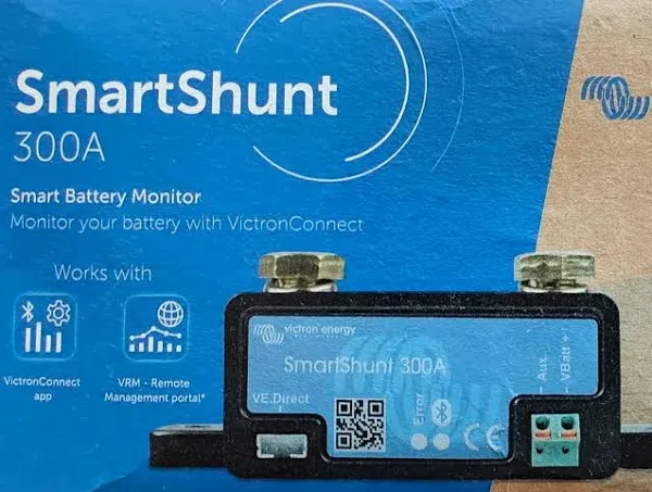 Victron Battery Monitor Bluetooth SmartShunt 500A/50mV