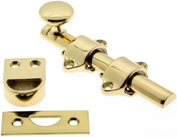 idh by St. Simons Solid Brass Dutch Door Bolt