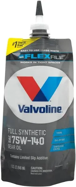 Valvoline Flexfill Full Synthetic Gear Oil 75W140