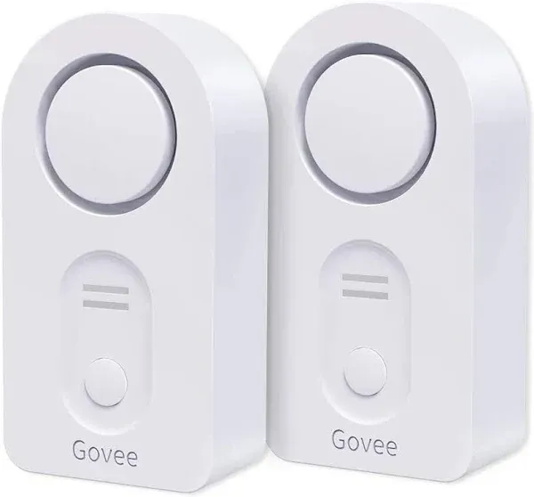 Govee Water Detectors 100dB Adjustable Audio Alarm Sensor, Sensitive Leak and Drip Alert