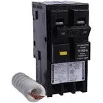 Square D - Hom240gfi - Square D Miniature Circuit Breaker Ground Fault Protecting (Class A) Type, 40a, 2-Pole, 120/240vac, HOM, Hacr Rated, Plug-on, 2 Space(s), 10ka, 12-4 Awg(al) - #14-6 Awg(cu),