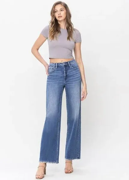 Paige Sasha High Rise Wide Leg Jeans