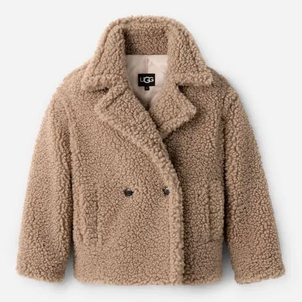 UGG Women's Gertrude Short Teddy Coat