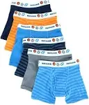 Fruit of The Loom Toddler Boys Cotton Boxer Briefs 6 Pack, 4T 5T, Assorted