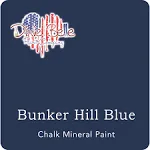 Bunker Hill Blue Chalk Mineral Paint 8 oz