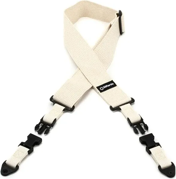 NEW - Lock-It Straps 2&#034; Silver Checkerboard Poly Strap, Locking Ends