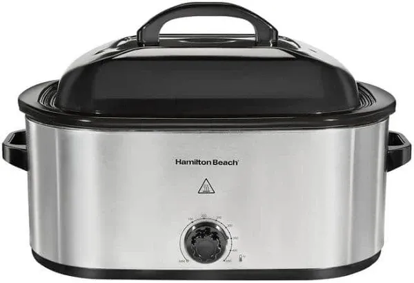 Hamilton Beach 32229r 22 Quart Stainless Steel Electric Roaster Oven