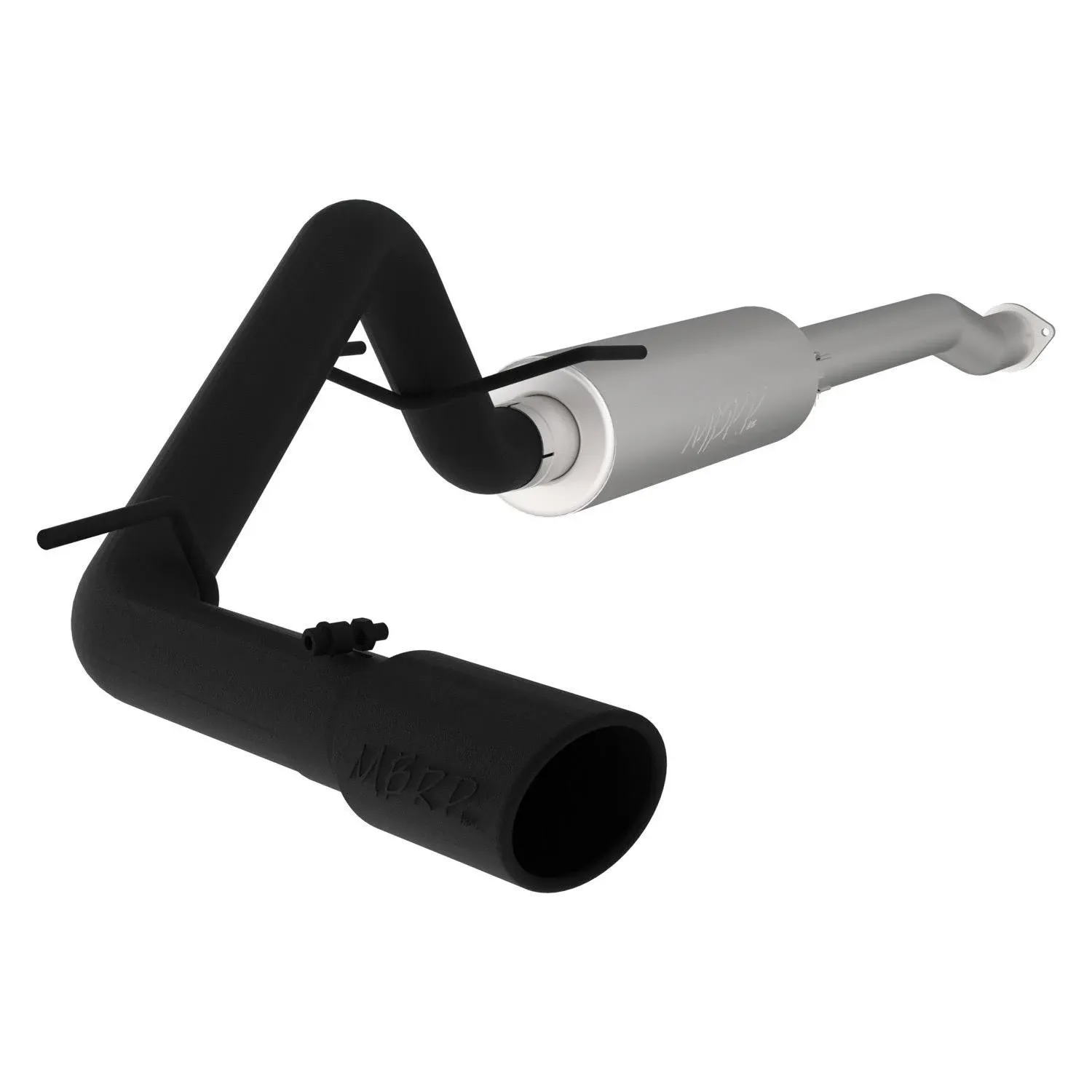 MBRP 2016 Toyota Tacoma 3.5L Cat Back Single Side Exit Black Exhaust System S5338BLK