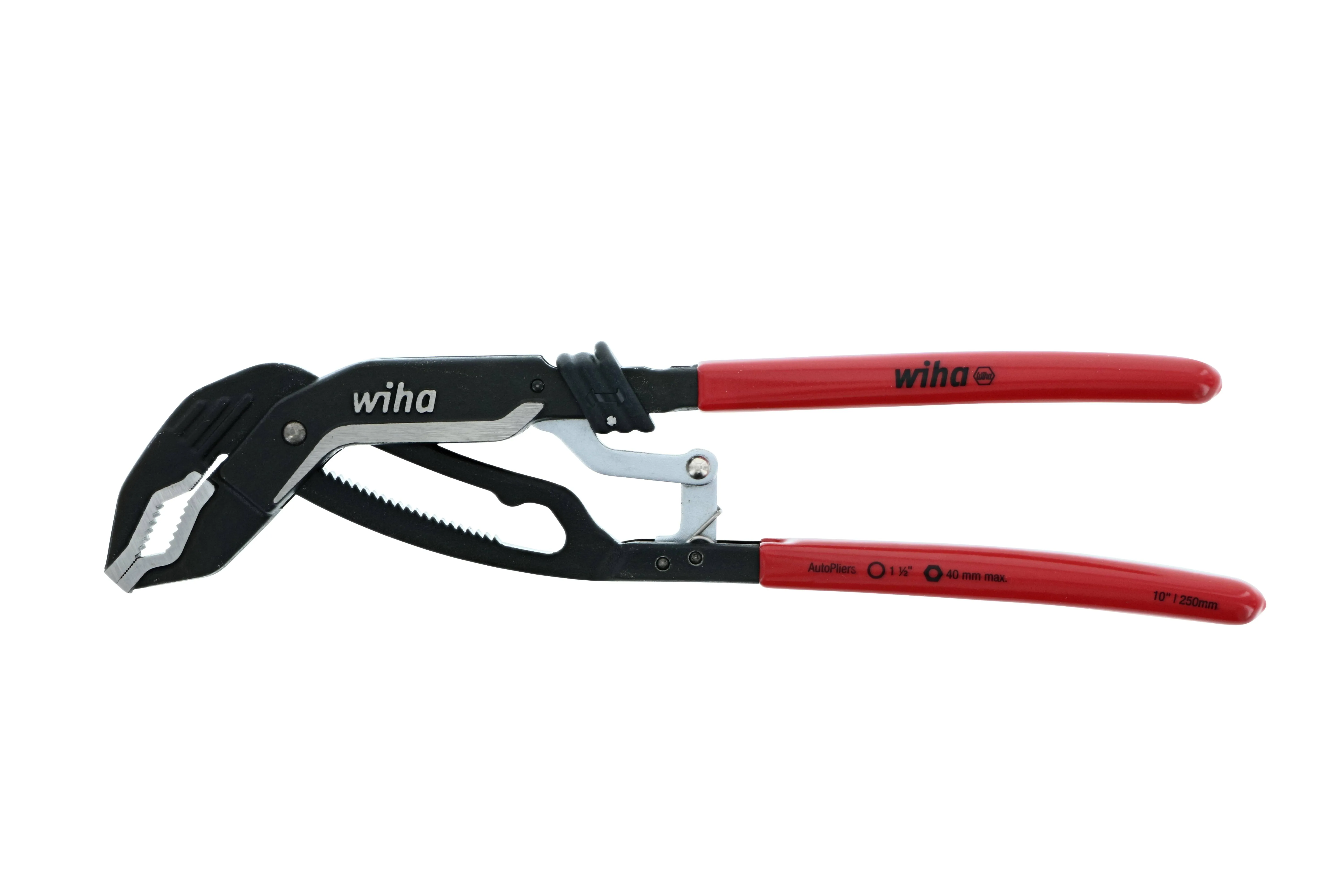 Wiha 10&quot; Classic Auto Grip V-Jaw Tongue And Groove Pliers