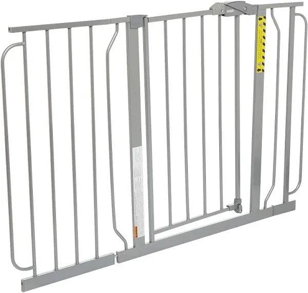 Easy Step 49-Inch Extra Wide Baby Gate, Includes 4-Inch and 12-Inch Extension...