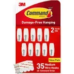 Command Medium Wire Hooks