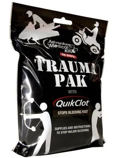 New in Box Adventure Medical 2064-0292 Trauma Pak With QuikClot First Aid Kit