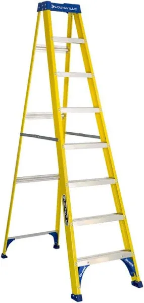 Louisville 8' Fiberglass Step Ladder - 250 lb Cap. - FS2008