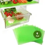 Dualplex Fruit & Veggie Life Extender Liner for Fridge Refrigerator