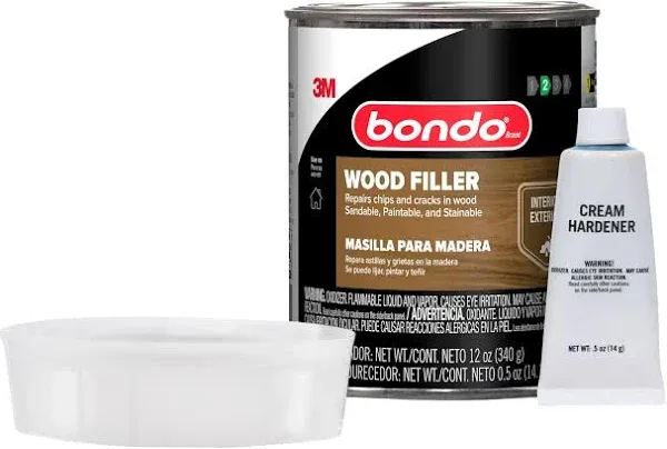 Home Solutions Wood Filler Sandable In 15 Min 1.9 Lbs With 1 Oz Hardener