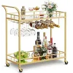 VASAGLE Home Bar Serving Cart