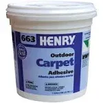 Henry 663-044 Outdoor Carpet Adhesive, Gallon