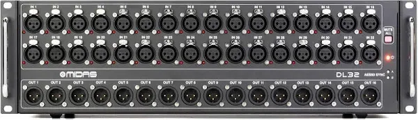 Midas DL32 32-Input / 16-Output Stage Box with 32 Midas Mic Preamps | Reverb