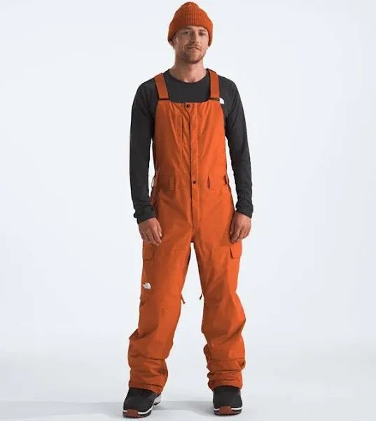 The North Face Freedom Ski Snow Bib Pants Size M-L Men Paintbrush Regular Fit