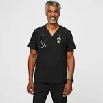 Figs Mens Scrub Top M Chisec Stretchy Pockets Medical FIONx Uniform Nurse Doctor