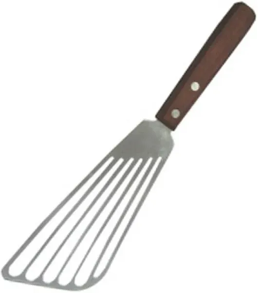 Fish Spatula with Wood Handle 6-1/2" by Winco - FST-6