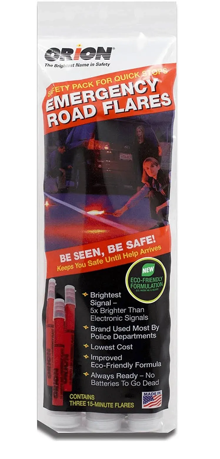 Orion Safety Products Safety Flares (Pack of 3)