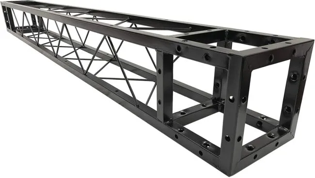 Cedarslink 2 Meter 6.56 ft. Square 8"x8" Black Trussing Box Truss Section Bolted