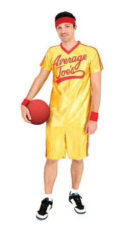 Dodgeball Average Joe&#039;s Costume Yellow