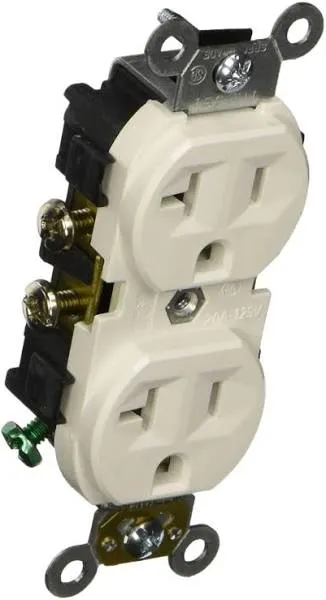 Leviton 20 Duplex Outlet CR20