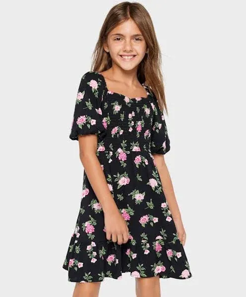 The Children's Place Girls' Smocked Floral Dress