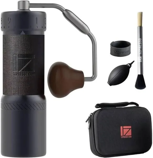 1Zpresso J-Ultra Manual Coffee Grinder Iron Gray, Conical Burr, Foldable Handle