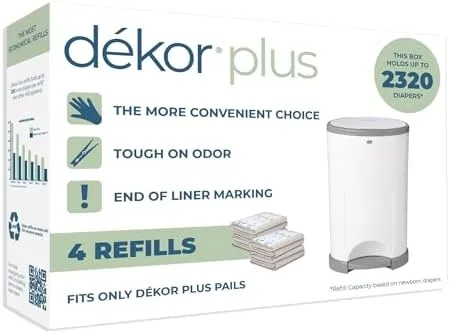 Dekor Plus Diaper Pail Refills Refill