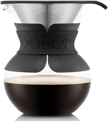 Bodum POUR OVER Coffee maker with permanent filter, 0.5 l, 17 oz, Blac