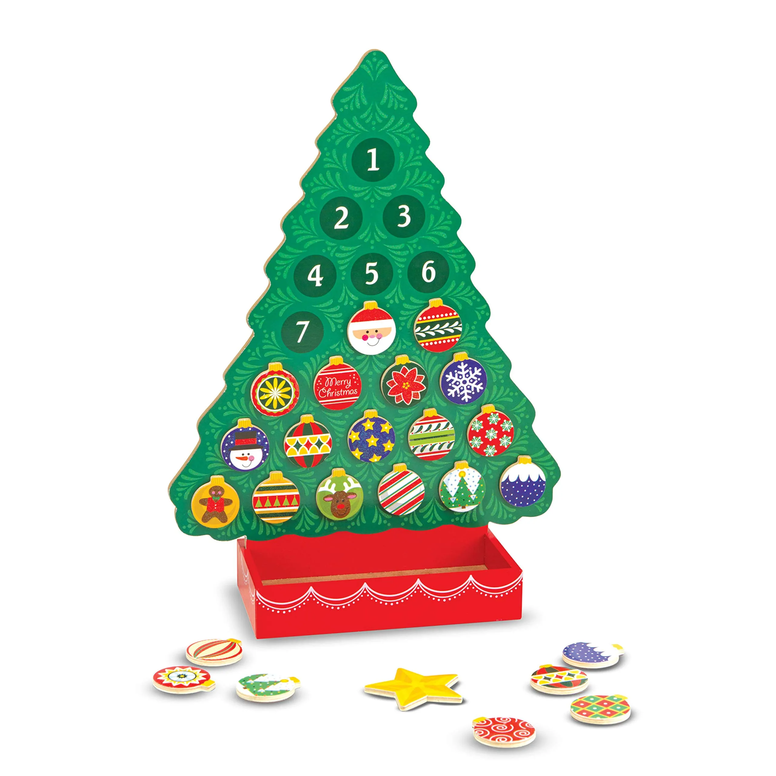 Countdown to Christmas Wooden Advent Calendar Melissa & Doug